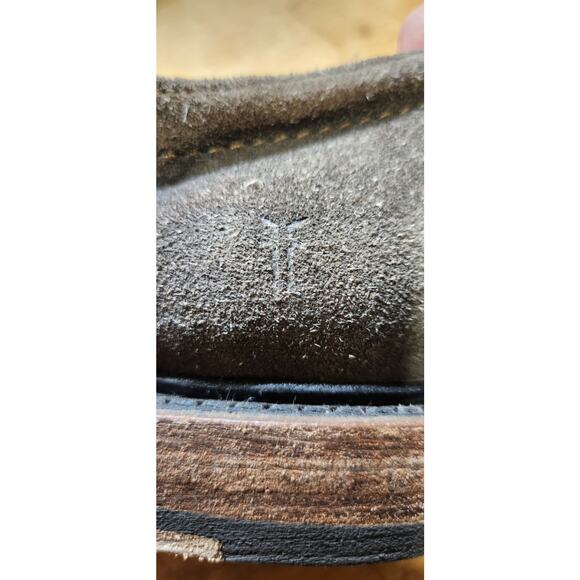 Frye Shoes Suede Paul Bal Brown Oxford Mens slip on Cap Toe‎ size 8.5D main image 5